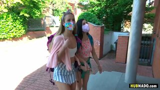 Билли и Алексис трахаются с Стивом Кью